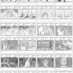 Principles of Character Animation Unit-The Button Girl Storyboard