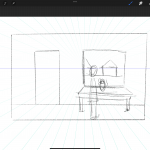 Principles of Character Animation Unit-The Button Girl Background Design 2