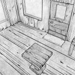 Principles of Character Animation Unit-The Button Girl Background Design 3